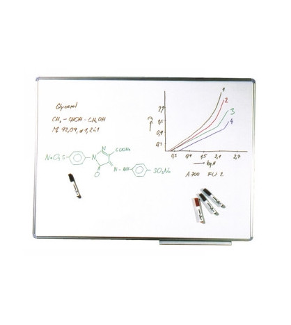 Tabuľa nekeramická, magnetická, biela 200x100 cm