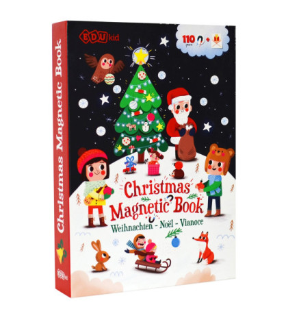 Magnetická kniha Vianoce – Christmas Magnetic Book