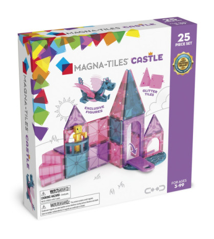 Magna-Tiles magnetická stavebnica Castle 25 dielov