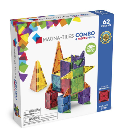 Magna-Tiles magnetická stavebnica Combo 62 dielov