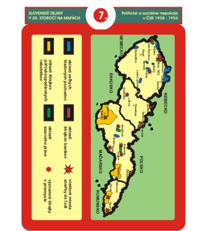 Dejiny v obrazoch - Slovenské dejiny 20.stor. - fólie - 21 ks