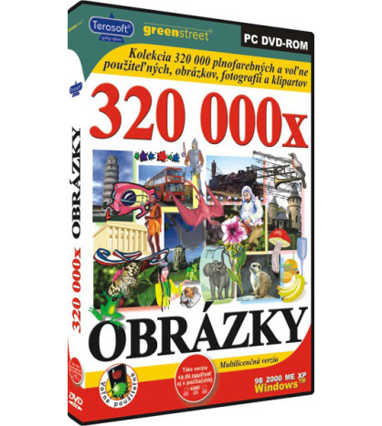 Obrázky, fotografie, cliparty - DVD - Multi, menu v AJ (320 000ks)