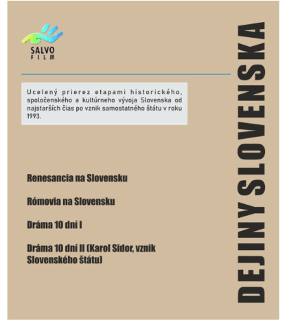 DVD - Renesancia na Slovensku, Rómovia na Slovensku...