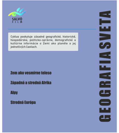 DVD - Zem ako vesmírne teleso, Západná a stredná Afrika, Alpy, Stredná európa...