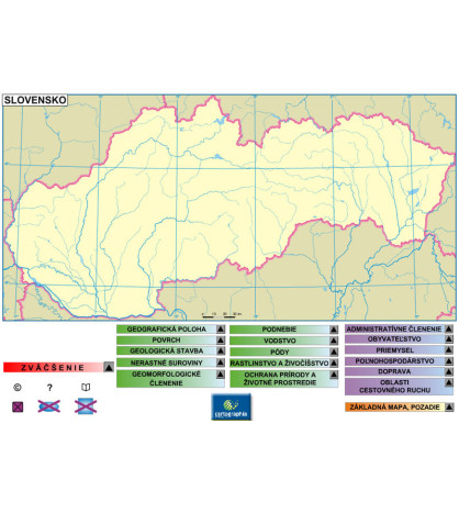 Interaktívna geografia CD - Slovensko