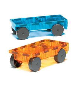 Magna-Tiles magnetická stavebnica Cars 2 dielna Blue/orange