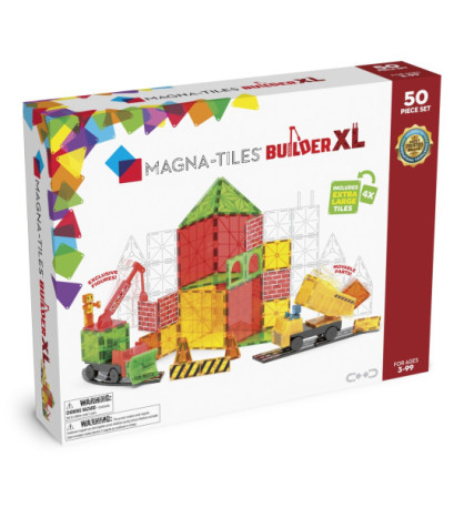 Magna-Tiles magnetická stavebnica Builder XL Trucks 50 dielov