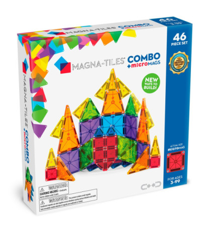 Magna-Tiles magnetická stavebnica Combo 46 dielov