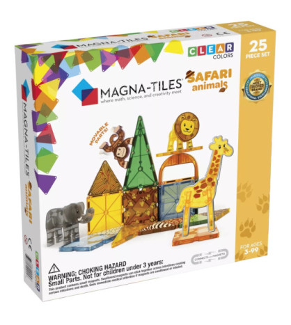 Magna-Tiles magnetická stavebnica Safari 25 ks