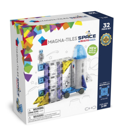 Magna-Tiles magnetická stavebnica Space 32 ks