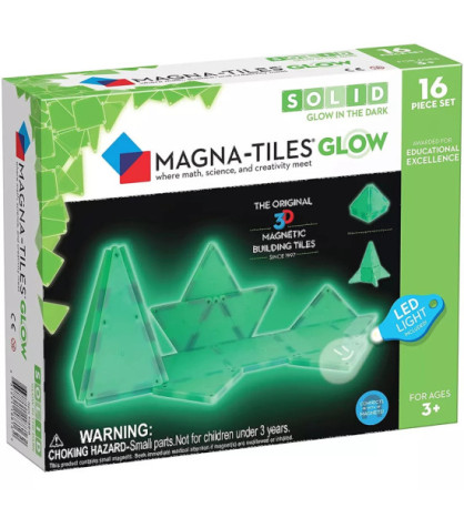 Magna-Tiles magnetická stavebnica Glow 16 dielov