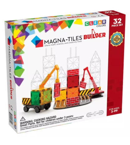 Magna-Tiles magnetická stavebnica Builder 32 dielov