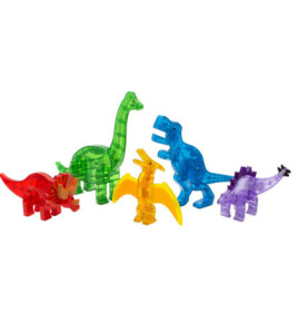 Magna-Tiles magnetická stavebnica Dinos 5 dielov