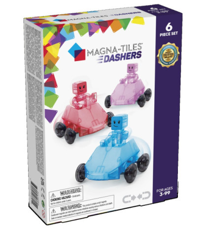 Magna-Tiles magnetická stavebnica Dashers 6 dielov