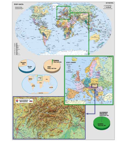SR v Európe a vo svete 160x120cm